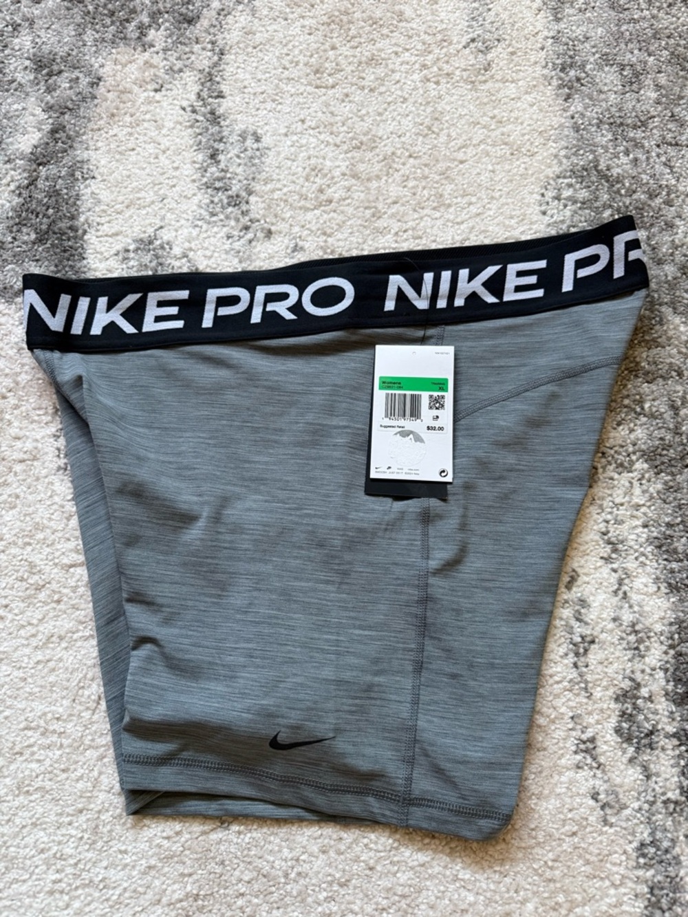 Women’s Nike Pro Grey Performance Shorts